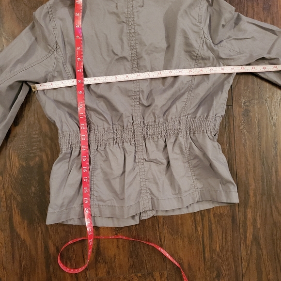 Anne Taylor Loft Gray Utility Jacket MP - Picture 3 of 9